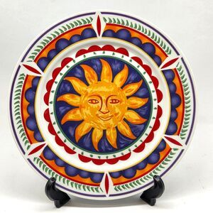 Gibson Soleil Celestial Sun 10 1/4" Dinner Plate Excellent Condition
